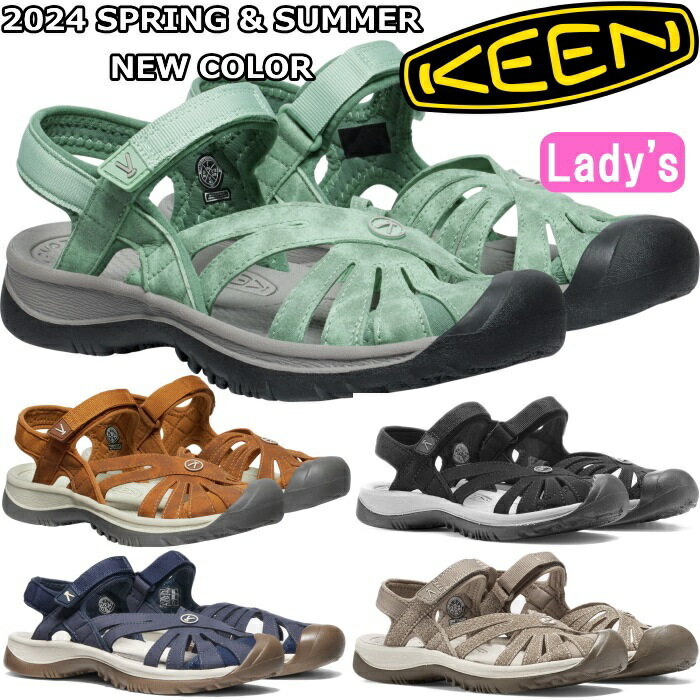 キーン 【お買い物マラソンポイントアップ5倍】 キーン ローズサンダル レディース KEEN ROSE SANDAL 正規品 スポーツサンダル アウトドア サンダル ビーチサンダル キャンプ スニーカー カジュアル スリッポン タウンユース スポーツ 海 川 山 水陸両用 送料無料 2024春夏新作