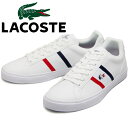 【お買い物マラソンポイント最大10倍】 ラコステ スニーカー メンズ LACOSTE LEROND PRO TRI 45CMA0055 正規品 レザー 本革 レザースニーカー ローカット 靴 シューズ フットウェア カジュアル 旅行 men's sneaker おしゃれ 通勤 通学 送料無料 【12時までは当日配送】