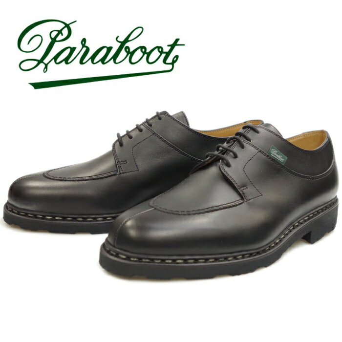 パラブーツ アヴィニョン PARABOOT AVIGNON 705109 ブラック TIROLEAN SHOES チロリアンシューズ メンズ ブーツ 防水 カジュアル レザー フランス製 送料無料 2020春夏新作 12時までは当日配送