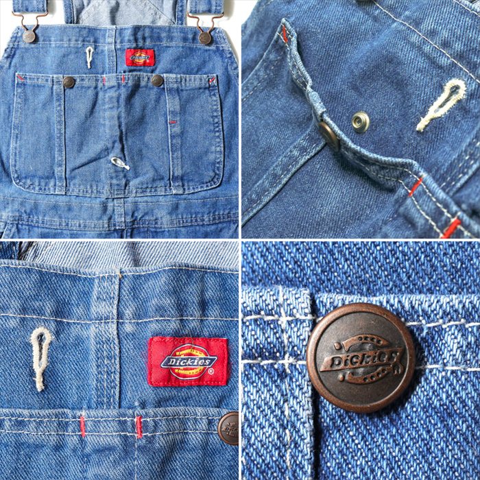 ディッキーズ インディゴ ビブオーバーオール Dickies INDIGO BIB OVERALL DK8396 オーバーオール メンズ ワークオーバーオール つなぎ 作業着 デニム パンツ デニムオーバーオール アメカジ 送料無料 12時までは当日配送