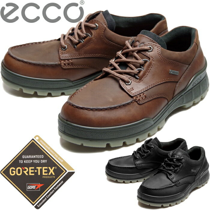 乐天商城 - ecco スニーカー メンズ エコー 靴 831714 TRACK 25 M GORE-TEX レザースニーカー 本革スニーカー メンズスニーカー 本革 レザー シューズ カジュアルシューズ 完全防水 メンズシューズ ウォーキング 通勤 旅行 正規品 送料無料