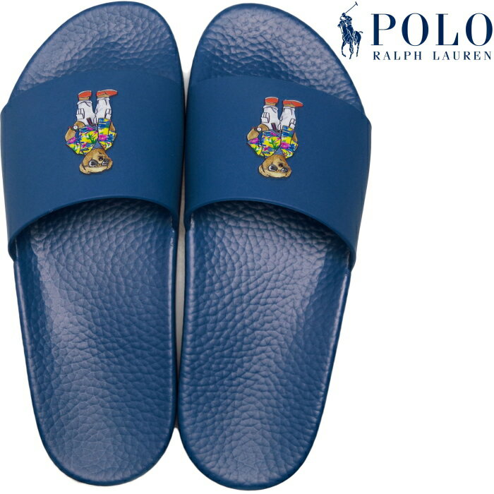 ●● 【SALE：30％OFF】 ポロ ラルフローレン サンダル POLO RALPH LAUREN POLO SLIDE BEAR P80A ポロスライドベア ポロベア ビーチサンダル メンズ シャワーサンダル 正規品 アウトドア キャンプ 旅行 海 川 山 夏 送料無料 2024春夏新作のサムネイル