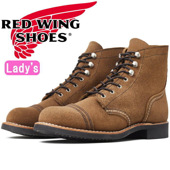 レッドウィング アイアンレンジャー ブーツ レディース 本革 RED WING IRON RANGER 3364 ［Clove 