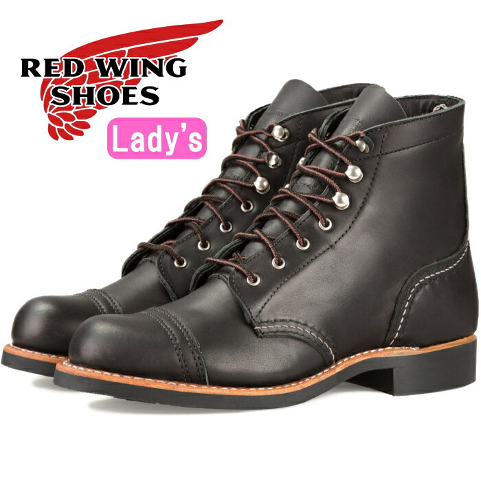 レッドウィング ブーツ レディース 本革 RED WING 3366 ［Black 