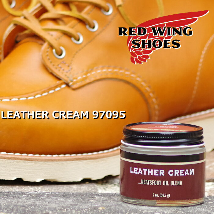 bhEBO U[N[ 97095 RED WING LEATHER CREAM Ki PApi oN[ V[N[ u[cPA pN[ PApi V[PA eiX  [Nu[c AJ MADE IN USA