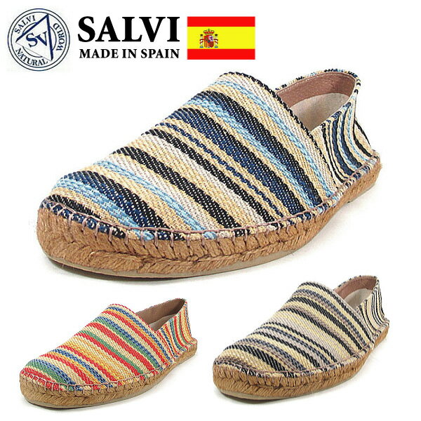 ●● サルヴィ エスパドリーユ メンズ スリッポン SALVI SLIP-ON JUTE STRIP ...