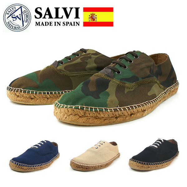 ●● サルヴィ エスパドリーユ メンズ レースアップ SALVI LACE-UP ART152-2/ ...