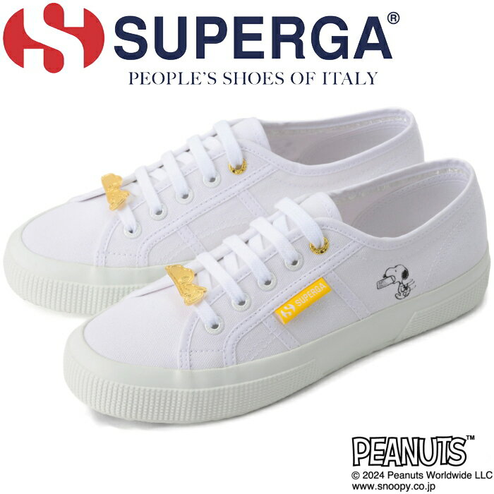 スペルガ 【お買い物マラソンポイントアップ5倍】 スペルガ 2750 スヌーピー スニーカー レディース 4S8133ZW SUPERGA SNOOPY PRINT PEANUTS ピーナッツ クラシック ローカット キャンバスシューズ コラボ おしゃれ キャンバス 靴 旅行 カジュアル タウンユース 通勤 通学 送料無料