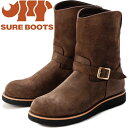 シュアブーツ グリッドリー SURE BOOTS GRIDLEY SBA03 CHESTNUT BRN/ROUGHOUT ENGINEER BOOTS エンジニ...