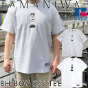 タマニワ 野球 TAMANIWA×RUSSELL Tシャツ TR-2 BH BOY S/S TEE 野球刺繍Tシャツ クルーネック 半袖Tシャツ メンズ レディース 半袖 トップス 夏 アメカジ クルーネックTシャツ プレゼント ギフト 送料無料 12時までは当日配送