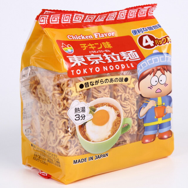 【東京拉麺】チキン味（112g×12袋入）味付き麺 3