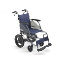 カルティマ 車椅子 介助式 標準型 42幅 紺 CRT-6 ミキ(4)