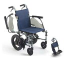 カルティマ 車椅子 介助式 スイングアウト 紺 42cm幅 CRT-8 ミキ