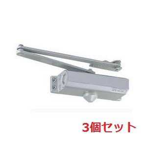 樂天商城 - ドアクローザー D/C P-182 シルバー 3個セット 日本ドアーチェック製造