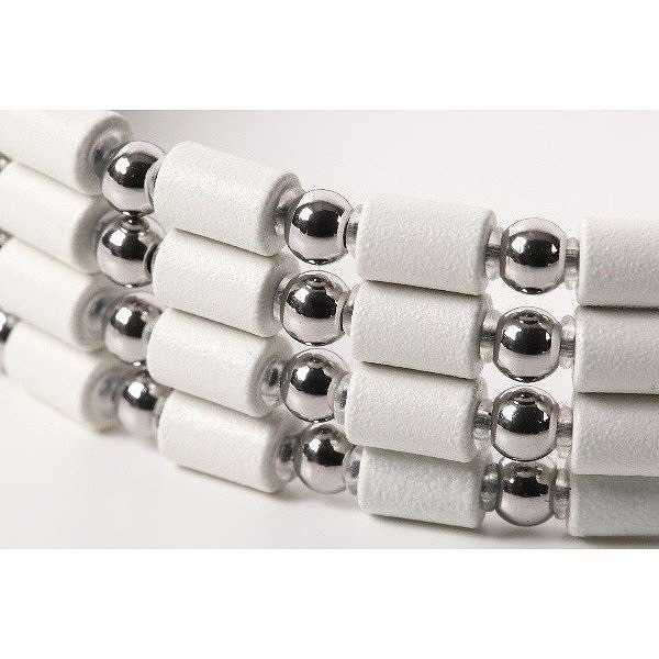 【プレゼント 薬用ホットタブ重炭酸湯 30錠入×1個】コアフォースループ ホワイト　SUS70＜ゆうき＞