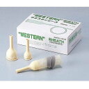 男性用採尿具 ウエスタンシース S/M/L 0-3041-01 12個×5箱入 業務用 恒産商事