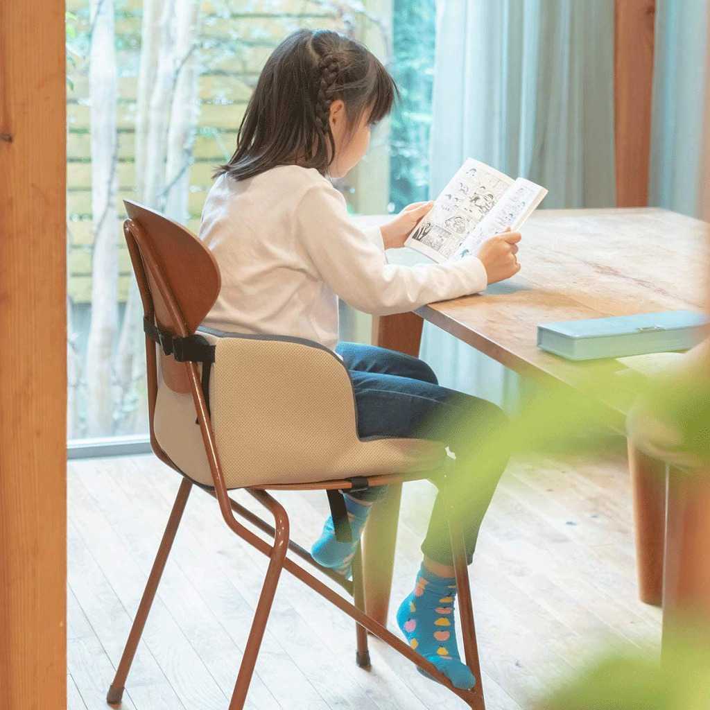 学童 椅子 用 クッション LAPS Kids L ベージュ TC-LK03 タカノ [3]