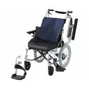 車椅子 介助式 座王 NAH-521W 座幅40cm グレイッシュブルー 日進医療器