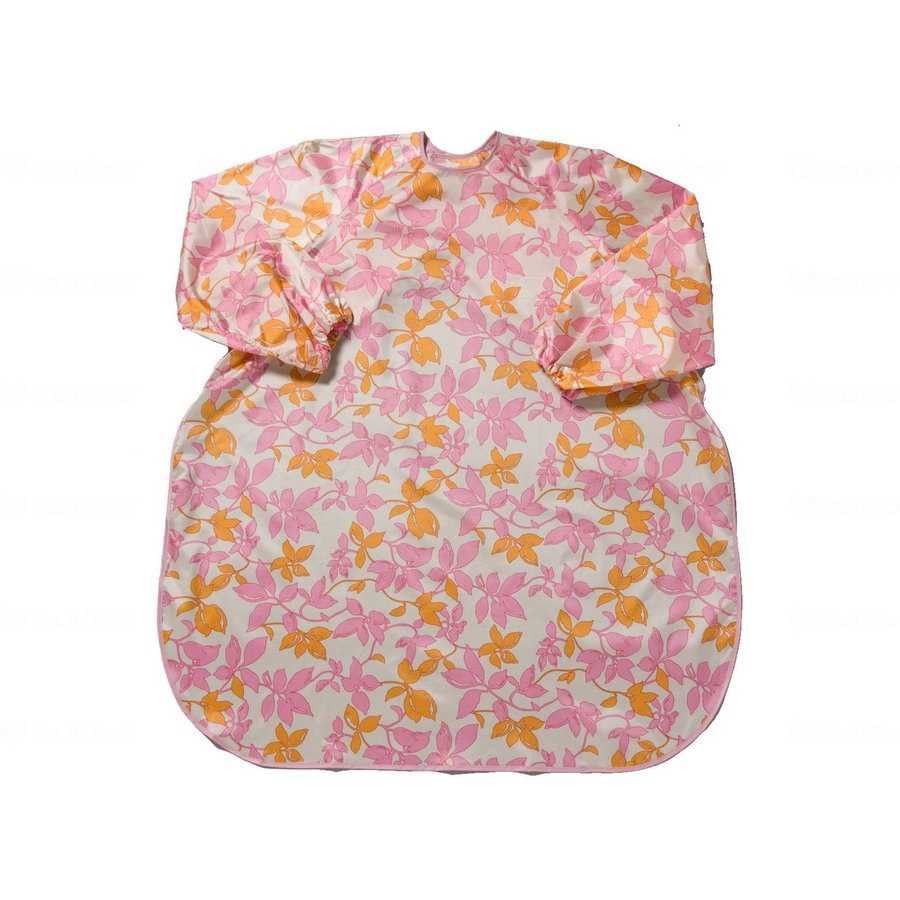 食事前掛 超はっ水 袖付/1040 リーフピンク 特殊衣料