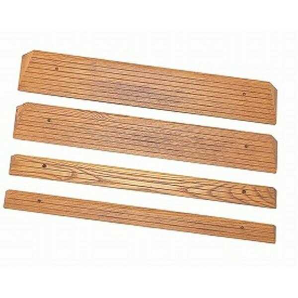 木製ミニスロープ 幅80×奥行8.0×高さ2.5cm/TM-999-A25 トマト