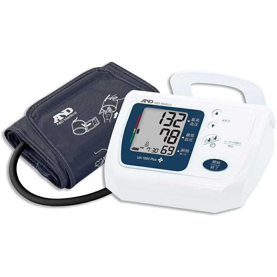 上腕式血圧計 UA-1005Plus ホワイト UA-1005C-JCB1 A&D