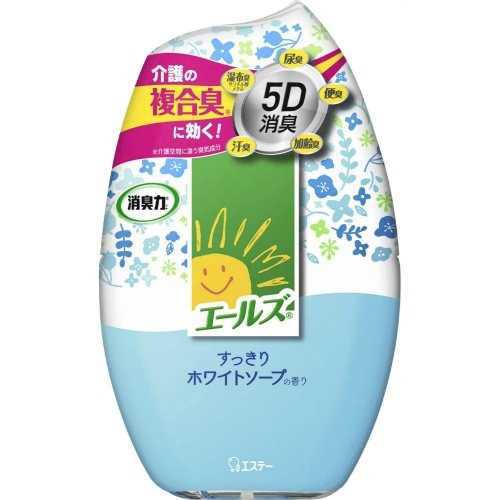 セット販売 エールズ 介護家庭用 消臭力/400mL すっきりホワイトソープ×5個