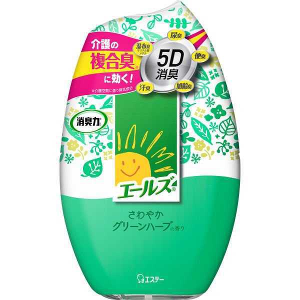 樂天商城 - セット販売 エールズ 介護家庭用 消臭力/400mL さわやかグリーンハーブ×10個