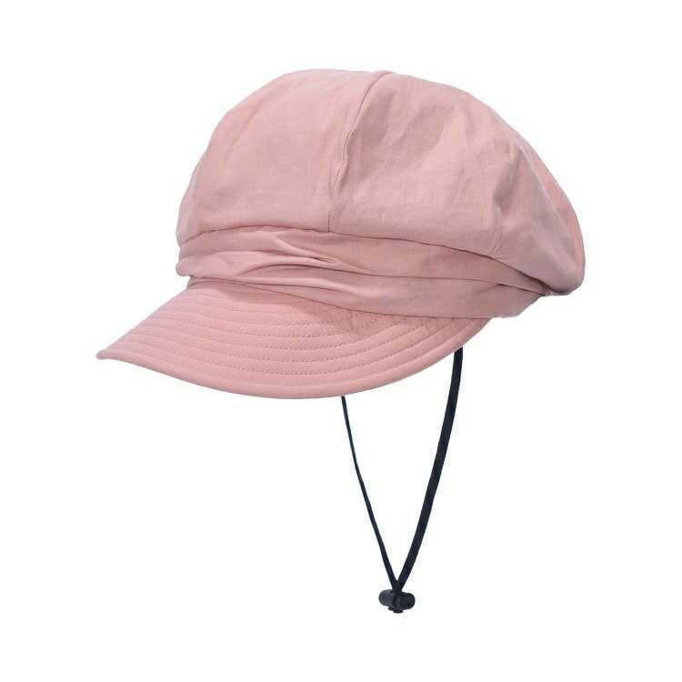 ・帽体と衝撃吸収材が分離できる新しいタイプの頭部保護帽。 ・帽体は丸いラインと小さめのツバが可愛い、女性らしいキャスケットタイプです。 ・帽子と専用のインナーのセットをホックで取り付けて使用します。 ●サイズ（頭囲）／S：53〜55cm、M：55〜57cm ●重さ／約170g ●材質／帽体：麻50％・綿47％・ポリウレタン3％、衝撃吸収材：スチレン系エラストマー ●生産国／日本、中国