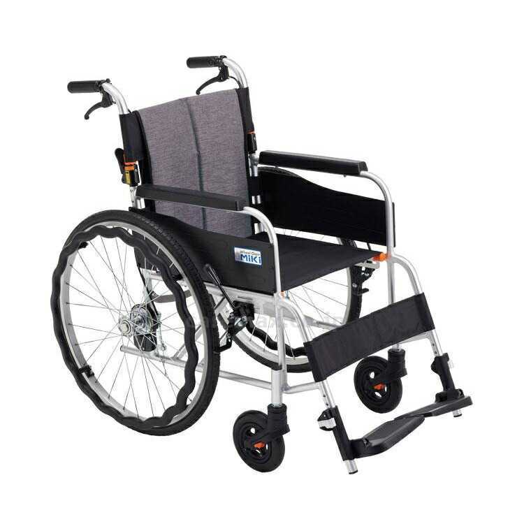 アルミ自走車いす ジターン ヘザーグレー S-15 JTN-1 ミキ