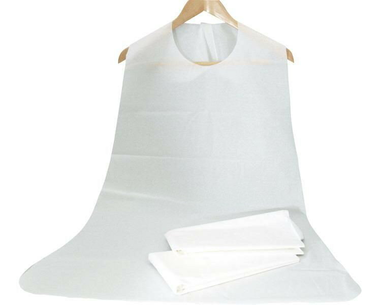 メール便出荷 使い捨て防水エプロン KN-932 10枚入り ストリックスデザイン カナッペ事業部