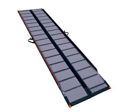 在庫あり】超 軽量 車いすスロープ 折りたたみ 玄関 階段 段差 後付け ケアスロープUL CS-285UL ケアメディックス　68.4×285cm 介護 屋内 屋外