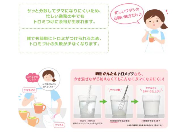 介護ミニロク 楽天市場店のかんたんトロメイク 2671381 2.5g×10包 1箱 とろみ調整食品 明治 メール便｜アングル2