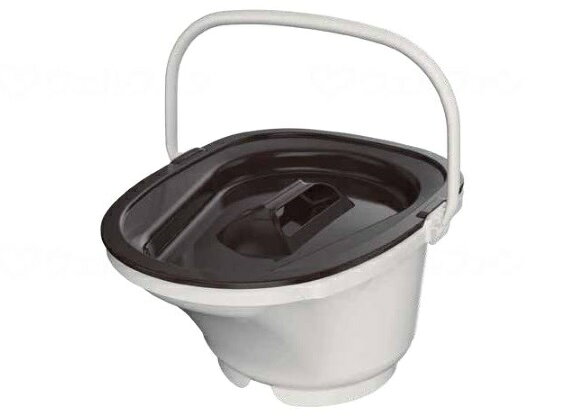 ポータブルトイレ専用バケツ 節水型ポータブルトイレ用バケツ 591-941 アロン化成