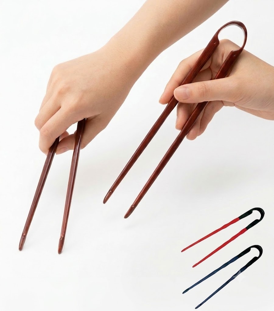 ・どんな持ち方でもしっかり安定。軽く使えるトング式。 ・軽く力を入れず握るだけで簡単にはさんでとることができる ●サイズ／長さ20.5cm ●重さ／16g ●材質／ABS樹脂 ●耐熱温度／-20℃〜70℃ ●生産国／日本 ●食洗機不可 ●乾燥機不可