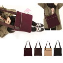 ショルダーバッグ キャンバス地 薄型肩かけカバン(4)