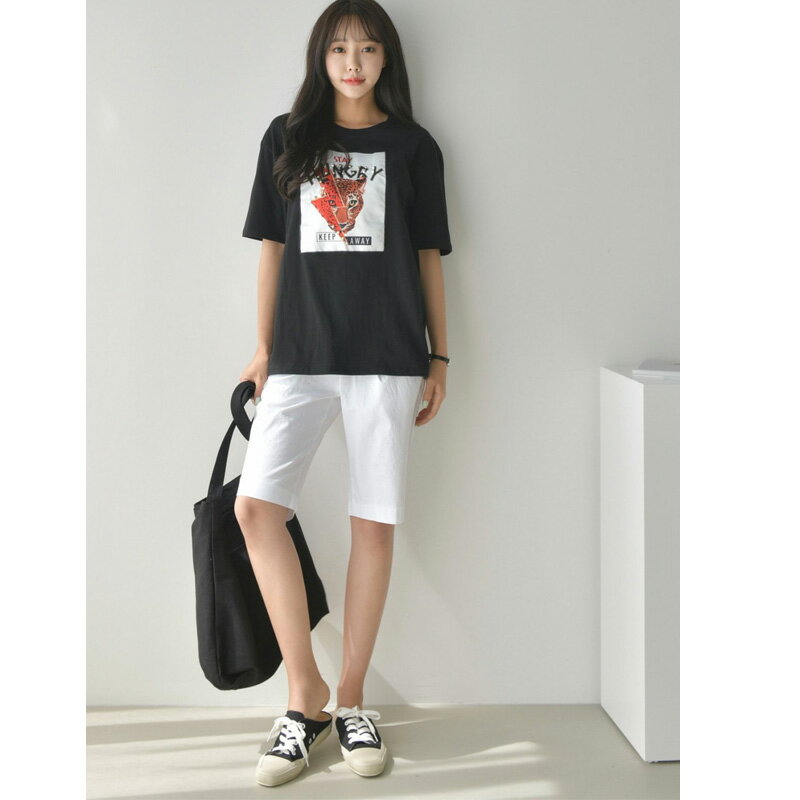 Tシャツ カットソー 半袖 チーターイラスト&...の紹介画像2