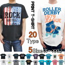 メンズ ロゴ 英字 プリント 半袖Tシャツ/クルーネック トップス Uネック コットン 訳アリ特価【返品交換不可】