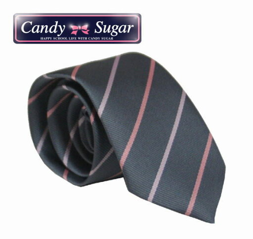 スクールストライプネクタイCandy Sugar キャンディーシュガー スクールストライプネクタイCandy Sugar キャンディーシュガー