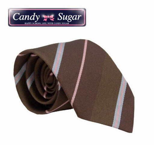 スクールストライプネクタイCandy Sugar キャンディーシュガー スクールストライプネクタイCandy Sugar キャンディーシュガー