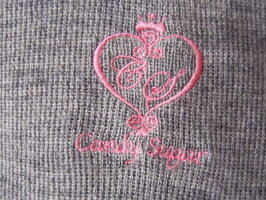 CandySugarキャンディーシュガースクールカーディガン(ウール混)NEWデザインのワンポイント胸刺繍♪ネイビーブラックグレー