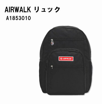 【トートバッグプレゼント】AIR WALK　エアウォーク　リュック/大容量30L/PC・タブレットスリーブ付き/通学/通勤/ブラック/スクール/スクールバッグ/デイパック