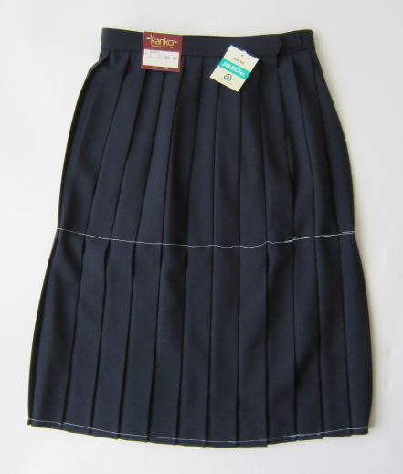 スカート・紺色(セーラー服上衣別売り) KANKO カンコーウール50%/ポリエステル50%