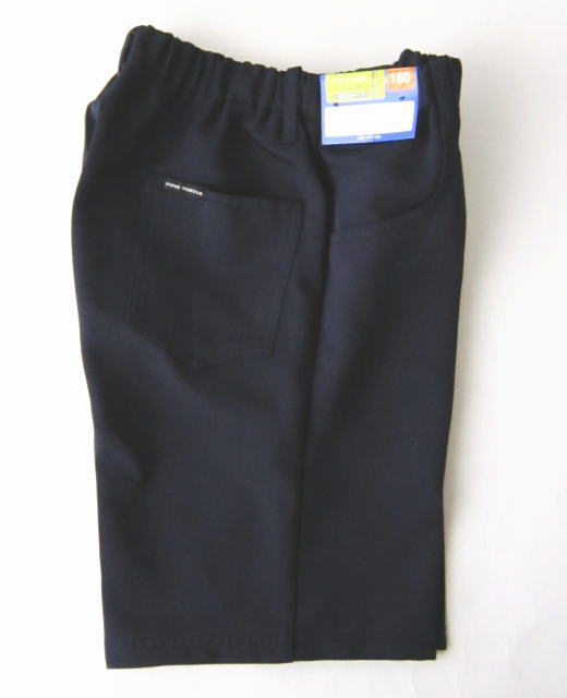 【ネコポスOK】5分丈半ズボン（総ゴムタイプ） 110〜160サイズ　小学生制服　キッズ・ジュニア　入学式や卒業式、発表会に♪