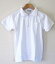 半袖トレーニングシャツ ファスナー付き 衿付き (チャック半袖トレシャツ) 体操着/体操服/小学校/中学校/運動会/体育祭