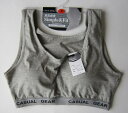 【メール便OK】ストレッチハーフトップブラジャー（M・L）　CASUAL GEAR