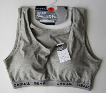 【ネコポスOK】ストレッチハーフトップブラジャー（M・L）　CASUAL GEAR