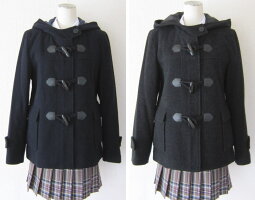 【マフラープレゼント】MICHELKLEINScolaireミッシェルクランスコレールショートダッフルコートMKS146