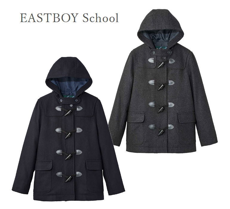 【マフラープレゼント】EASTBOY イーストボーイ 定番ダッフルコート スクールコート ダッフルコート 学生