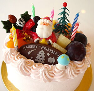 冷凍いちごクリームクリスマスケーキ8号
