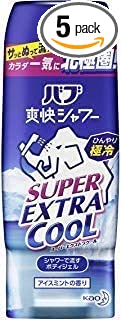 バブ 爽快シャワー スーパーエクストラクールジェル 210g 5点セットのサムネイル